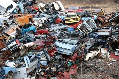 Most of these cars probably had surprisingly little wrong with them when scrapped. Carolyn Williams / CC BY 2.0