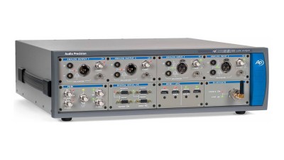 An Audio Precision APx525 audio analyser.