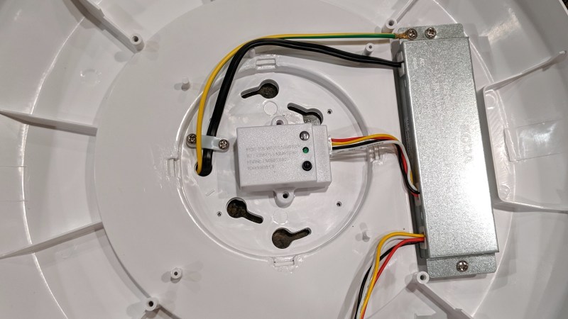 Teardown Of Costco Ceiling Light Reveals Microwave Motion Sensor And Able Design Aday - Installing Led Lights In Ceiling Costco