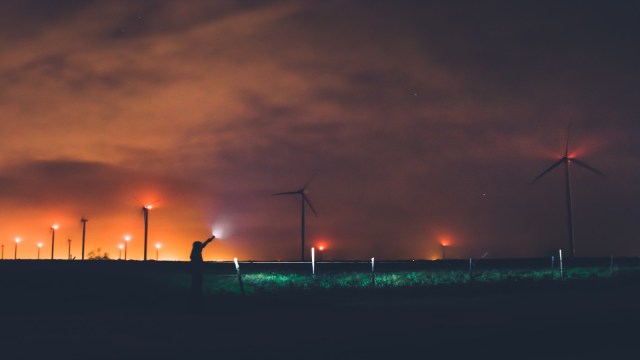 Wind Farms In The Night: On-Demand Warning Lights Are Coming