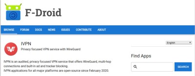 IVPN on F-droid