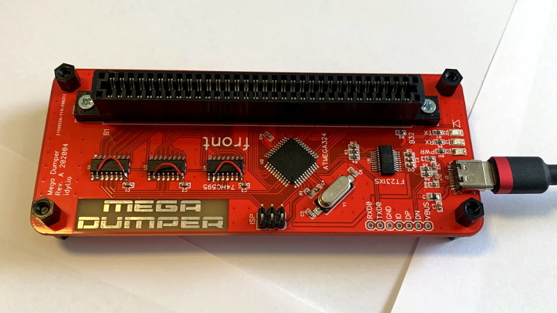 An Open Hardware Sega Genesis Cartridge Dumper