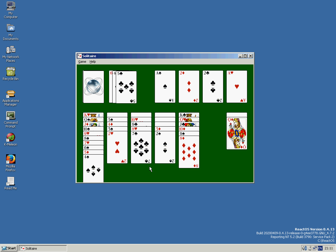 reactos o/s pc gaming