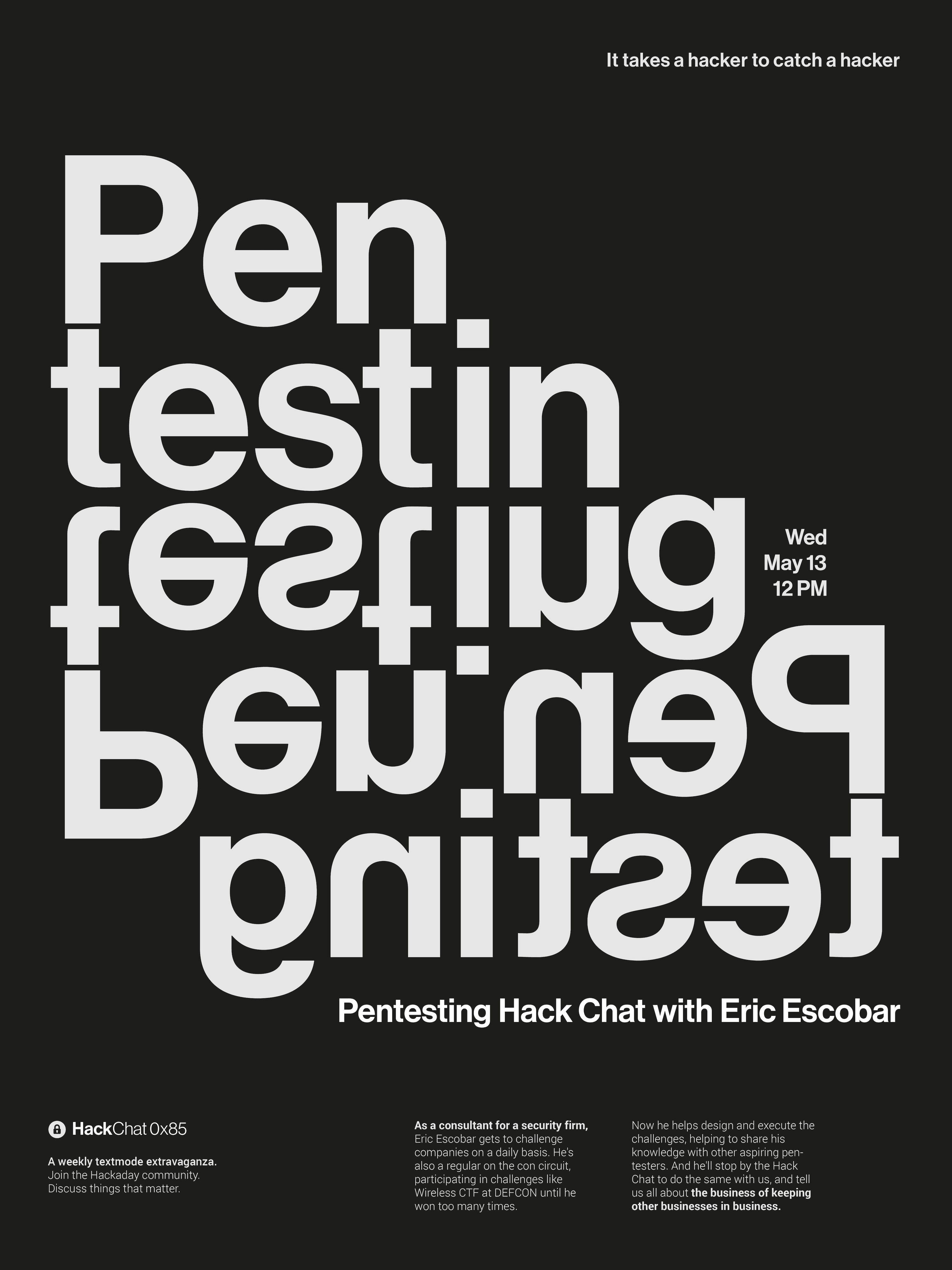 Pentesting Hack Chat This Wednesday | Hackaday