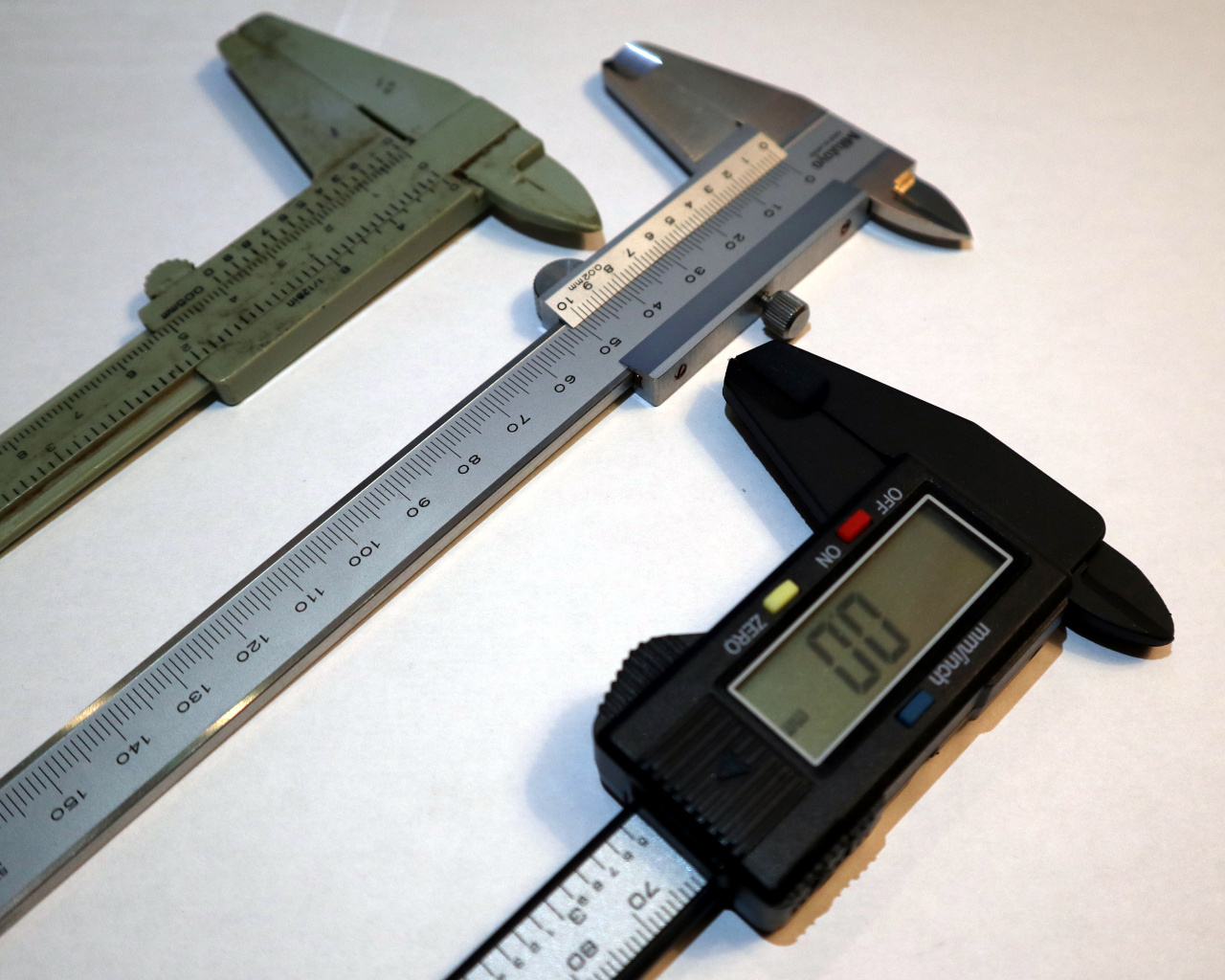 10" SPI Swiss Precision Instrument Flat Outside Caliper Measuring Tool 