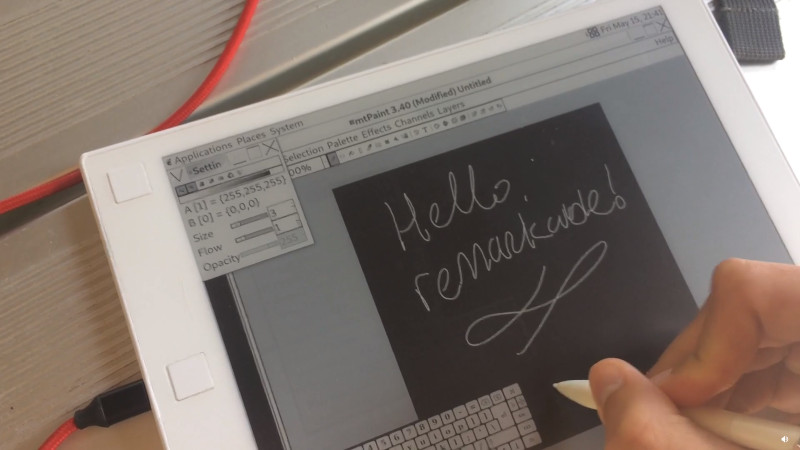 A Free Software OS For The ReMarkable E-Paper Tablet