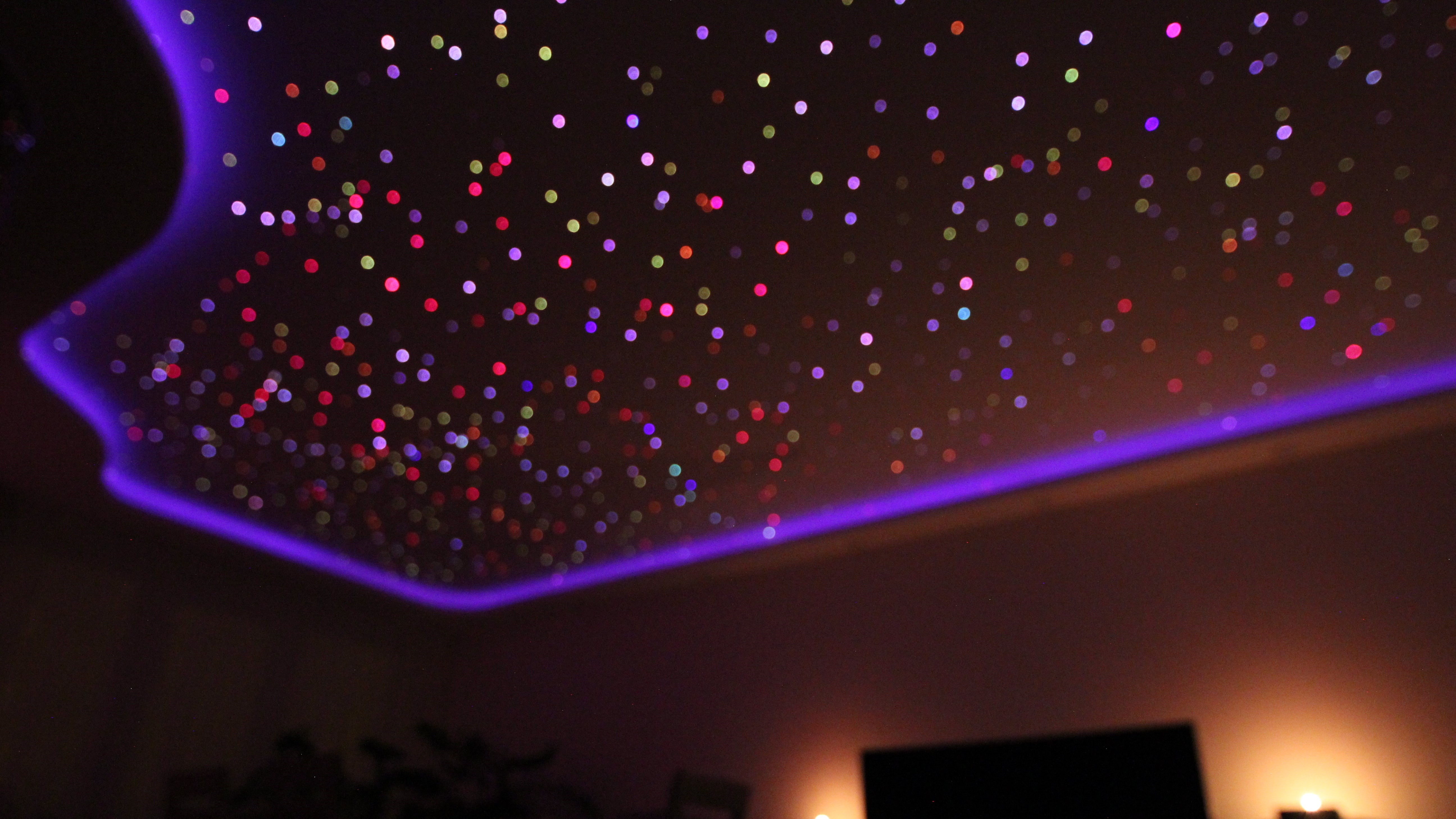 Fiber Optic Ceiling Pumps To The Beat