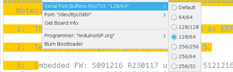 arduino 1.8.5 serial buffer setting