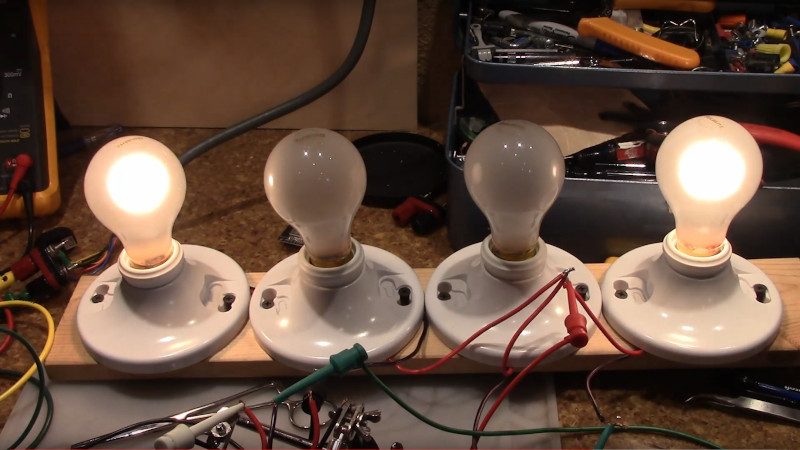 A 50W Speaker Made Of Light Bulbs | Hackaday