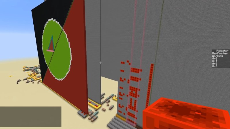 This 8-bit processor built in Minecraft can run its own games