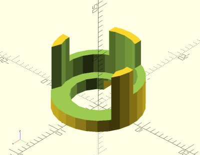 My OpenSCAD take on the part