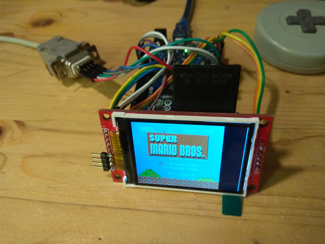 Port Manifold Thriller Arduino Plays NES Games | Hackaday