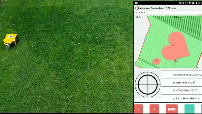 On Your Lawn With Autonomous Mower RTK-GPS | Hackaday