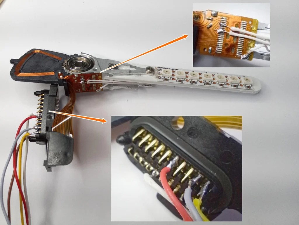 Abused Hard Drive Becomes POV Clock | Hackaday