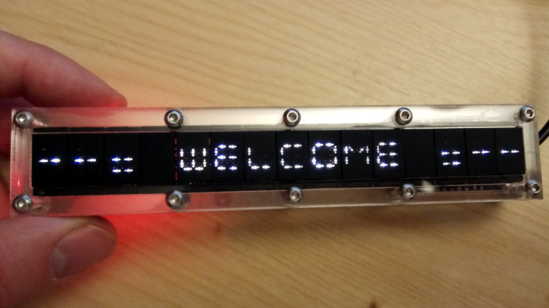 Unique LED Display Inspired By Fighter Jet Dashboard | Hackaday