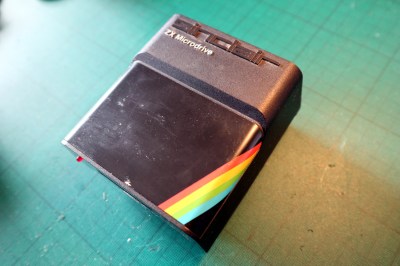 The ZX Microdrive unit in all its glory