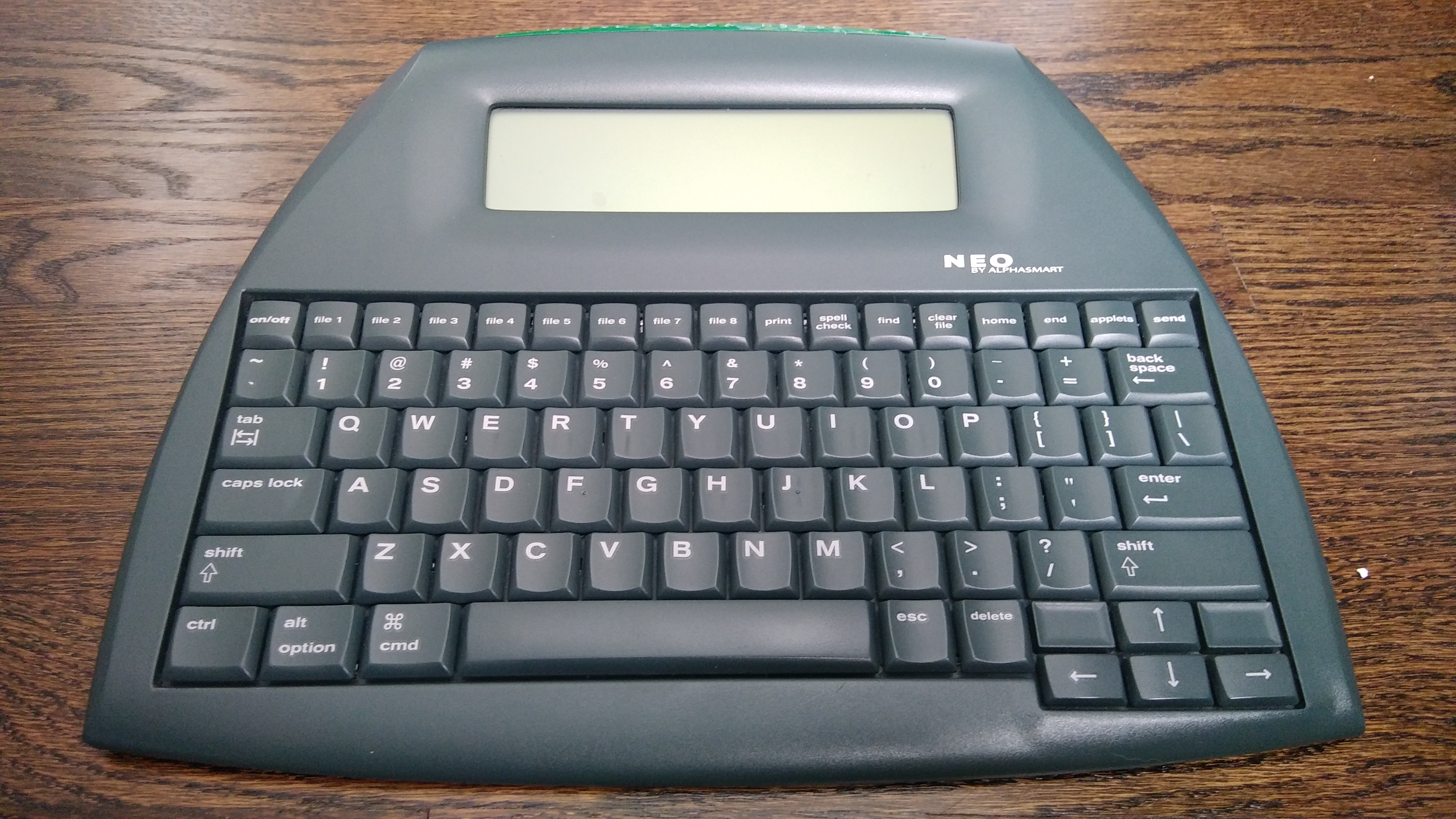 UPDATED to VER 3.15 TESTED AlphaSmart NEO Laptop Word Processor FRESH BATTERIES 