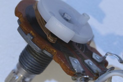 Disassembled potentiometer