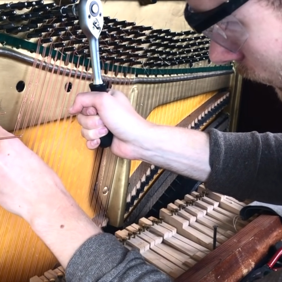 Fail Of The Week Putting Guitar Strings On A Piano Hackaday