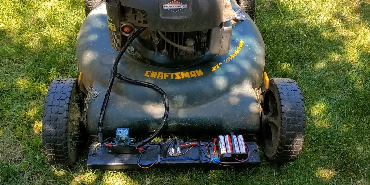 A Lawnmower That Looks Where You re Going Hackaday