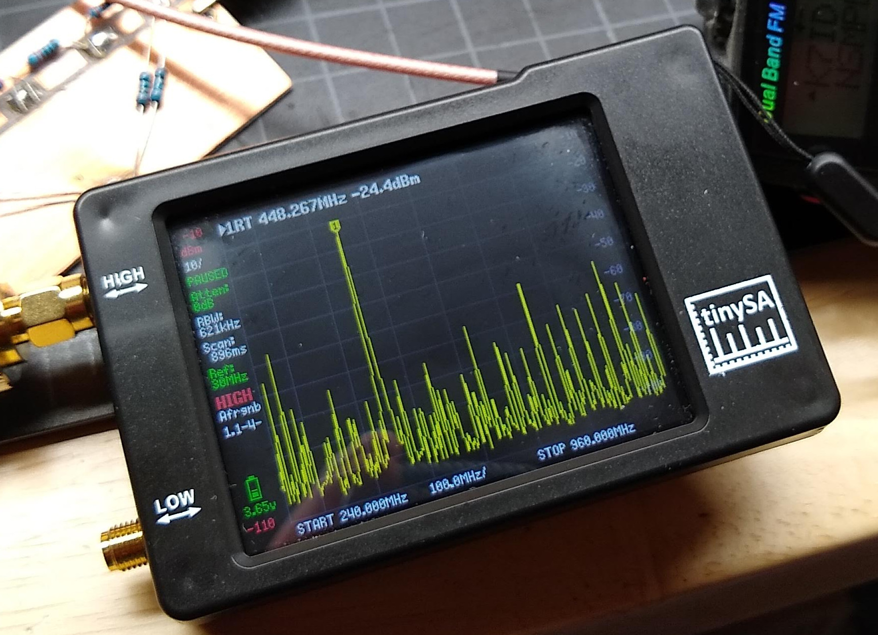 Product Review: The TinySA, A Shirt-Pocket Sized Spectrum Analyzer |  Hackaday