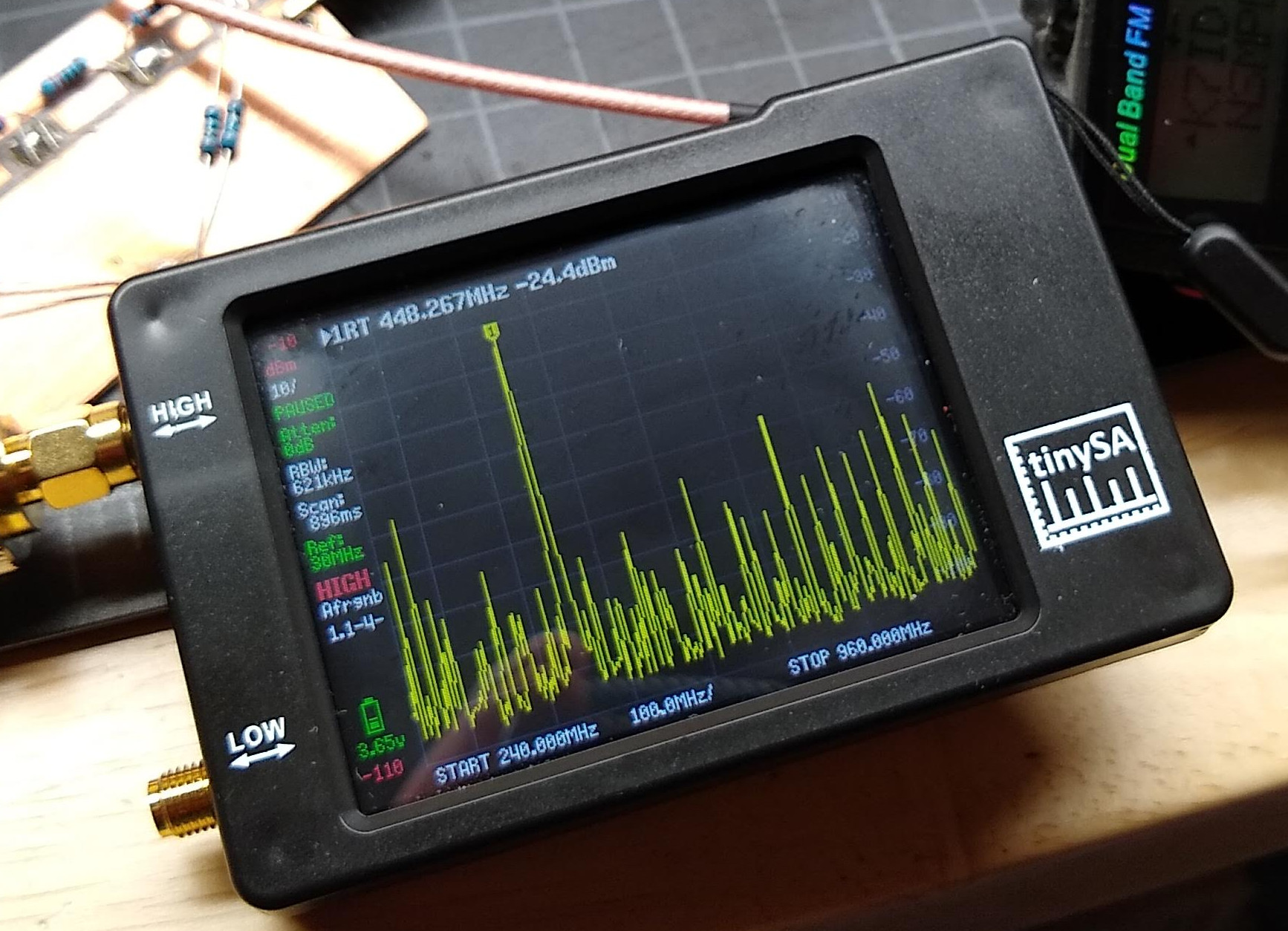 radio programming - Baofeng UV-5R ~ 800MHz transmission enabled