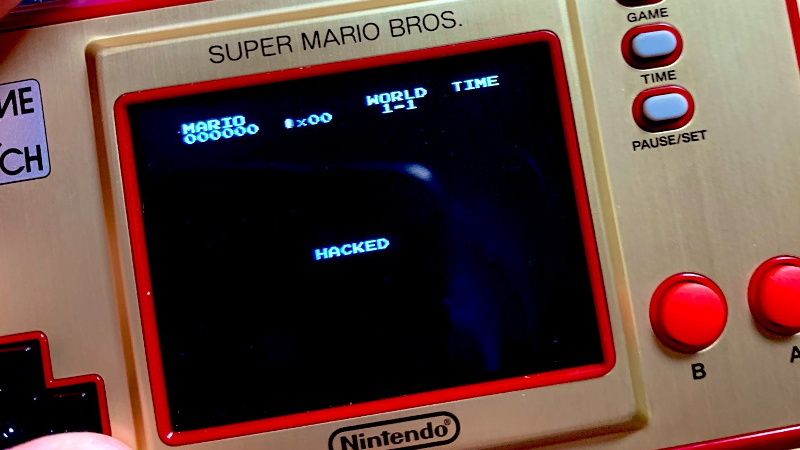 nintendo game and watch super mario bros