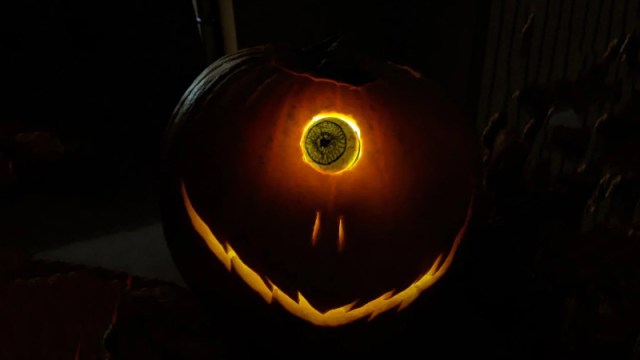 Halloween Pumpkin Scares With An Evil Eye