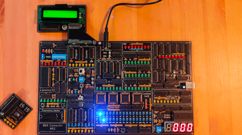 Diy 8 Bit Computer Knows All The Tricks Hackaday