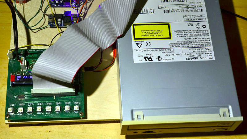 An And A CD-ROM Drive Makes A | Hackaday