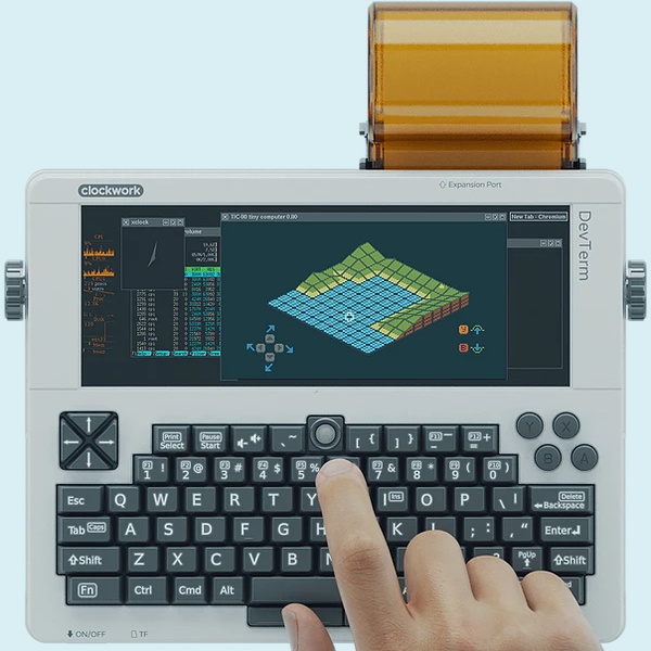 Clockwork DevTerm R-01 Takes RISC-V Out For A Spin | Hackaday