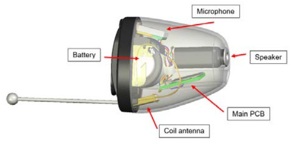 Oticon Aurora CIC hearing aid