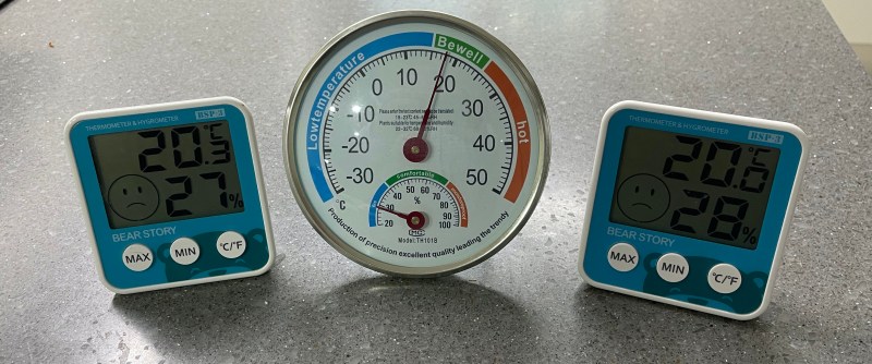 China Reptile Tank Thermometer Hygrometer Temperature Humidity Monitor for Vivarium Terrarium, As Shown