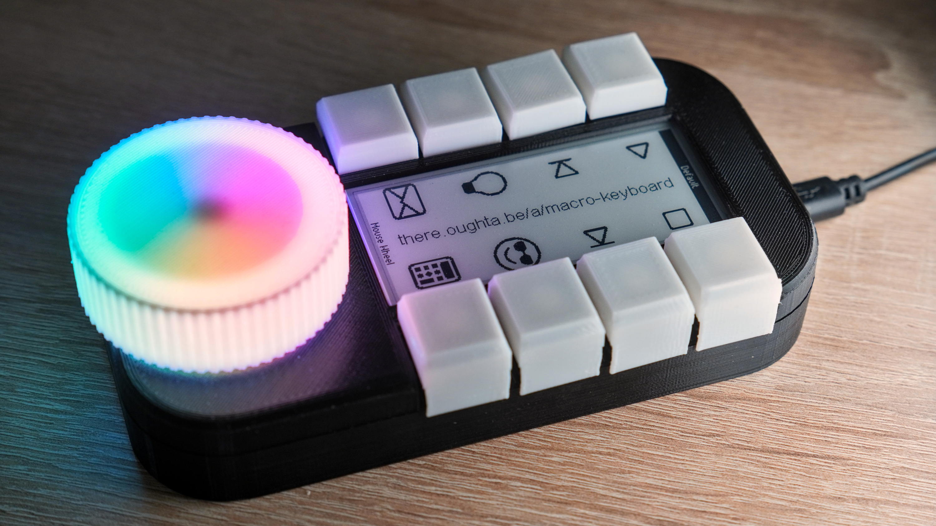 external keyboard with milkytracker