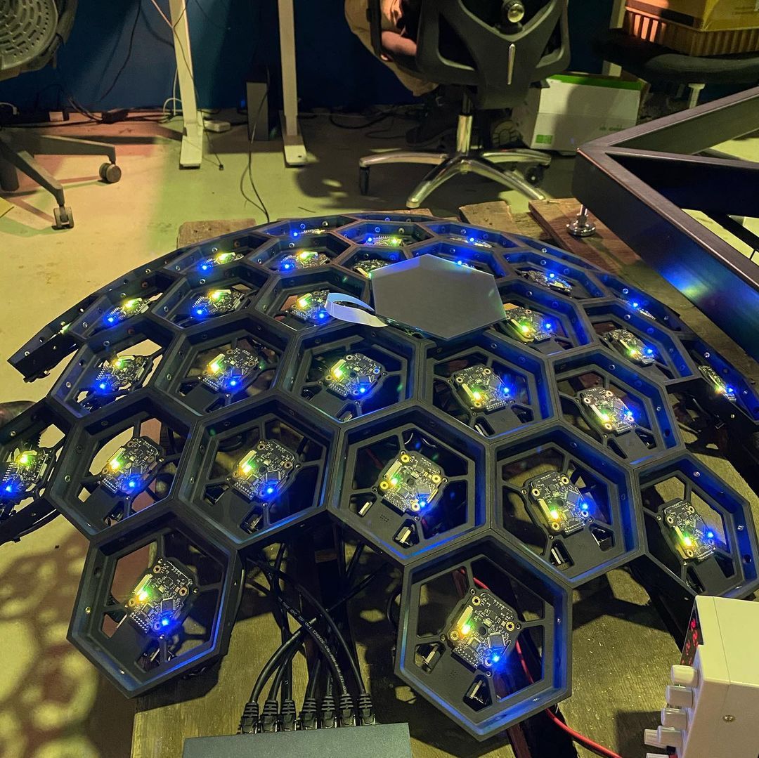 Morph-v2-hex-dome-assembly | Hackaday