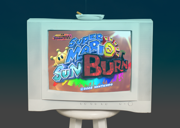 Super Mario Sunburn Mod on TV Pexels Ricardo Ortiz