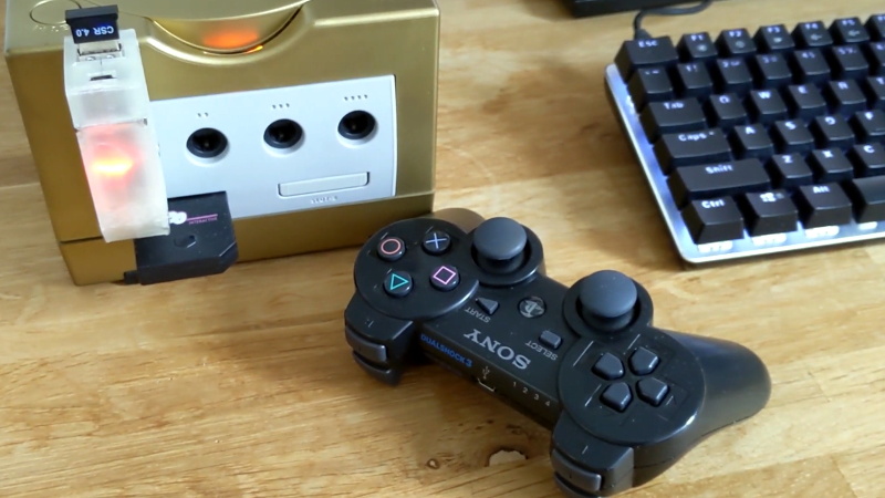 Bluetooth PS3 Controllers Modernize The Nintendo GameCube Hackaday