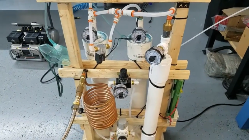 A Simple But Effective High Flow Oxygen Concentrator From Hardware Parts Aday - Diy Oxygen Flow Meter With Arduino