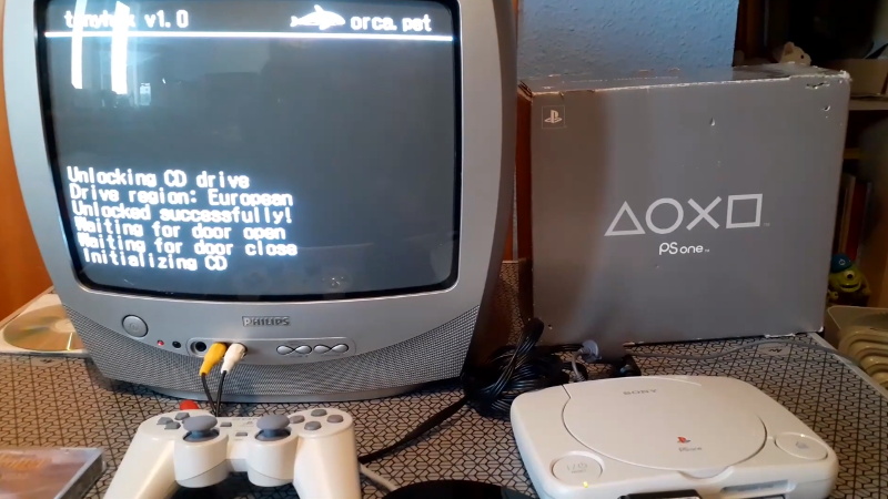 Original Ps1 With Psio Installed Unable To Read The Cd-rom Drive