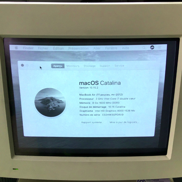 A Modern Mac Using An Ancient Mac Display | Hackaday