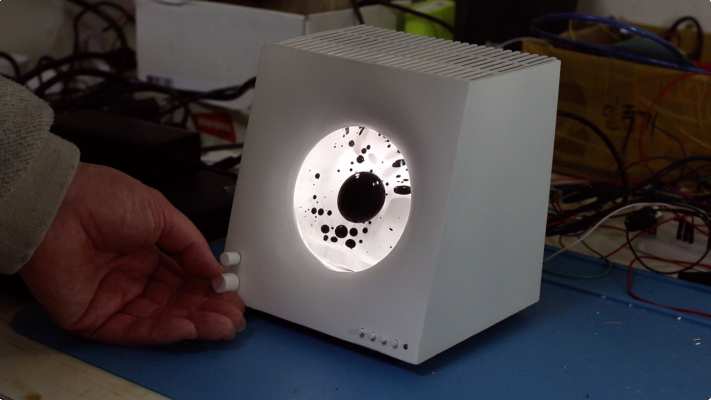 Ferrofluid Dances in Custom Bluetooth Speaker