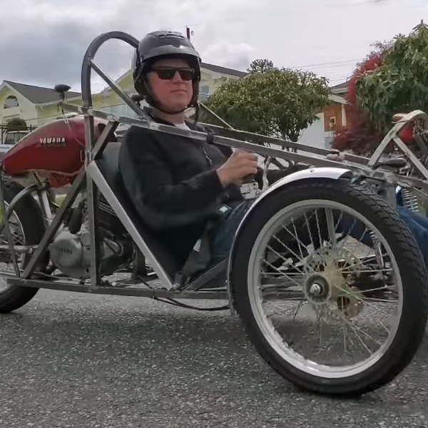 Scratch Built Tricycle Maximizes Fuel Efficiency | Hackaday