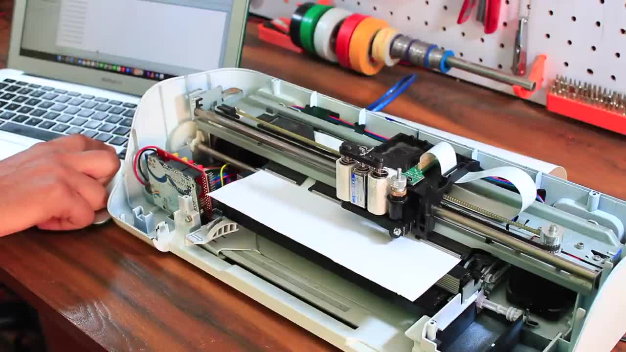 inerti trojansk hest Aktuator From Printer To Vinyl Cutter | Hackaday