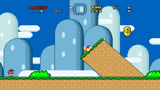 Super Mario World em WIDESCREEN NO PC 