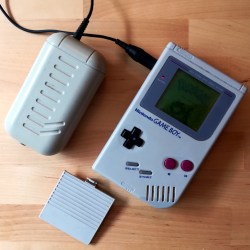 The Nintendo rechargable Game Boy pack.