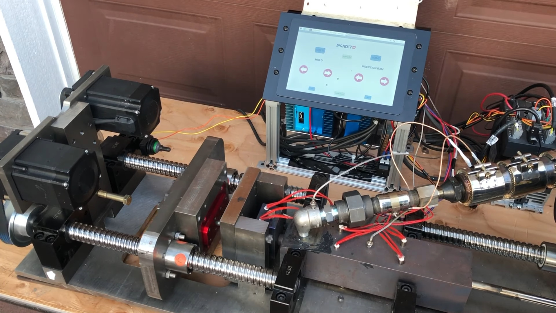 homemade injection molding machine part 2