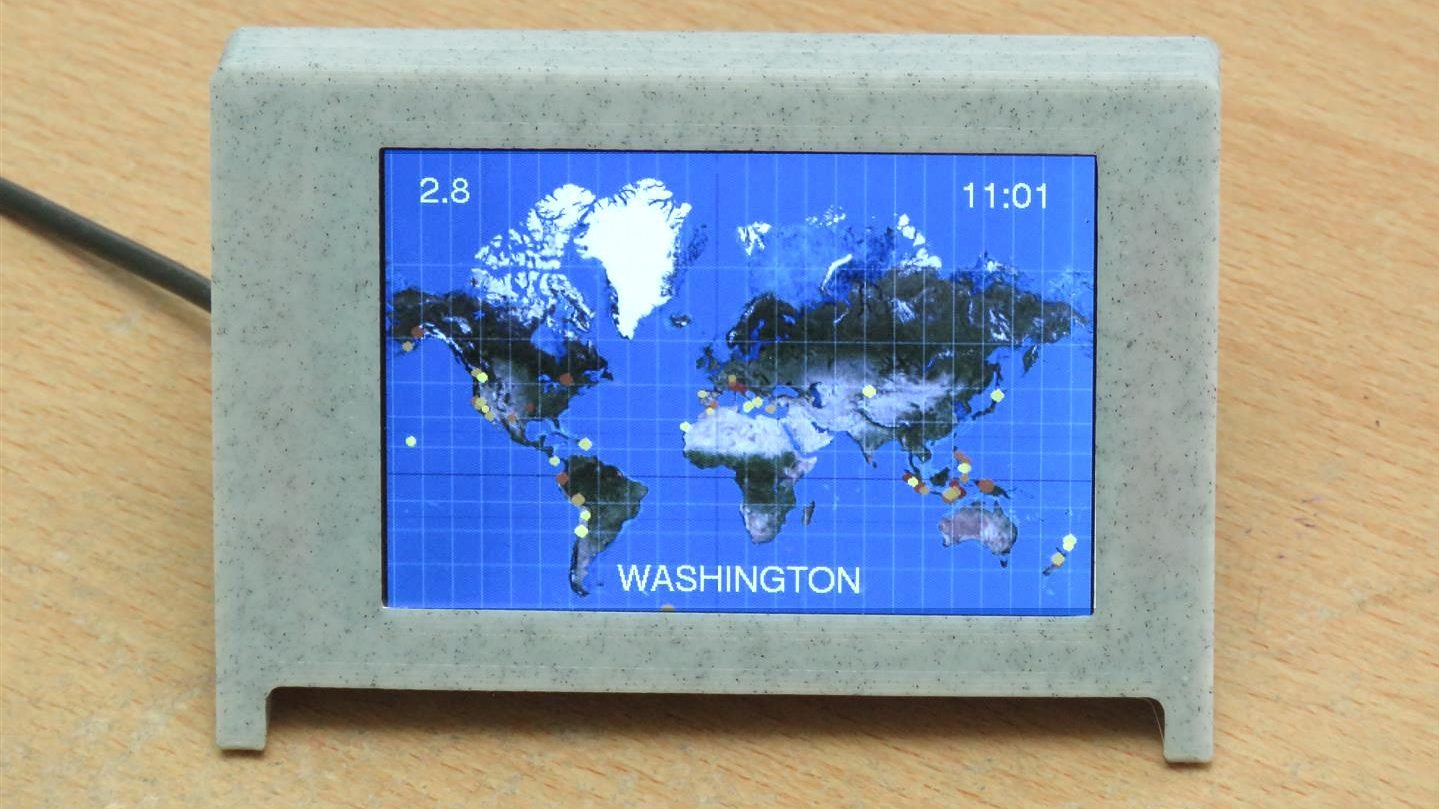 An Earthquake Display To Keep You Abreast of Rumblings Worldwide