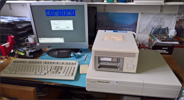 DEC microVAX with tape drive