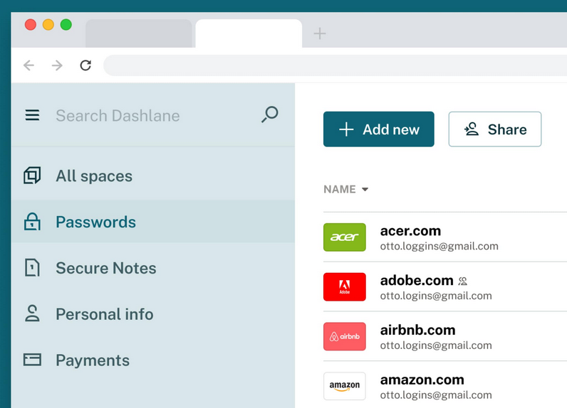 is dashlane password manager available on amazon fire