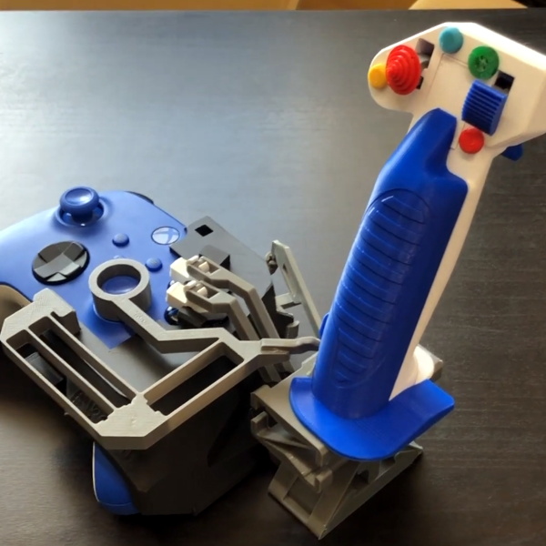 Xbox Flexure Joystick Puts You In The Pilot's Seat | Hackaday